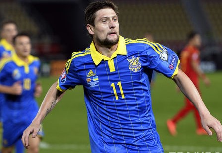Грядущий сезон Форвард национальной сборной Украины сыграет в премьер лиге России